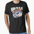 Born To Play Sports Stadium Soccer Ball T-Shirt - Aesthetic Graphic Unisex - T-Shirt, Sweatshirt, Hoodie