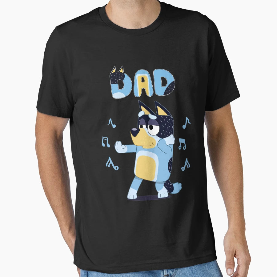 Fathers Blueys Dad Mum Love Father T-Shirt - Fun Novelty Design Men Women - T-Shirt, Sweatshirt, Hoodie