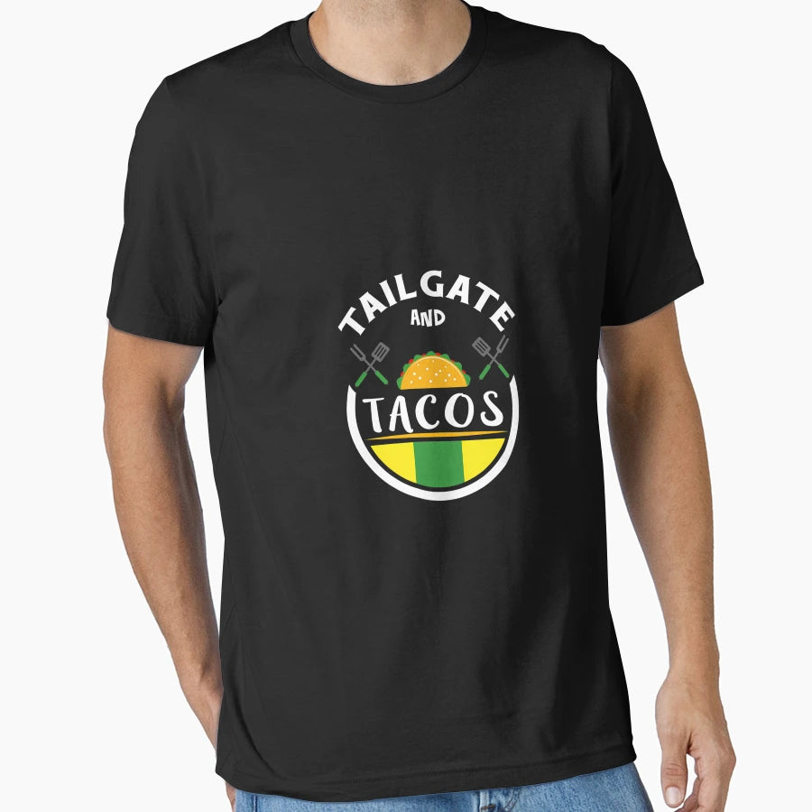 Tailgate And Tacos T-Shirt - Aesthetic Graphic for Adults - T-Shirt, Sweatshirt, Hoodie