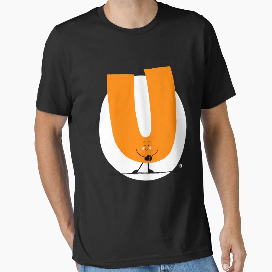 Letter U Alphabet Name Begins U T-Shirt - Casual Everyday Wear Unisex - T-Shirt, Sweatshirt, Hoodie
