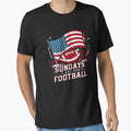 Sundays Are Football T-Shirt - Novelty Apparel Men Women - T-Shirt, Sweatshirt, Hoodie