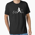 Cricket Heartbeats Cricket Player T-Shirt - Casual Everyday Wear Men Women - T-Shirt, Sweatshirt, Hoodie