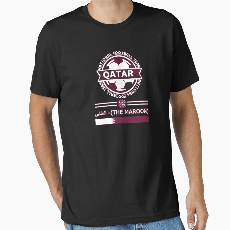 Qatar New Football Supporters And T-Shirt - Unique Graphic for Adults - T-Shirt, Sweatshirt, Hoodie