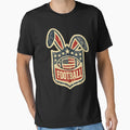 Patriotic Easter Football Bunny T-Shirt - Streetwear Style for Adults - T-Shirt, Sweatshirt, Hoodie