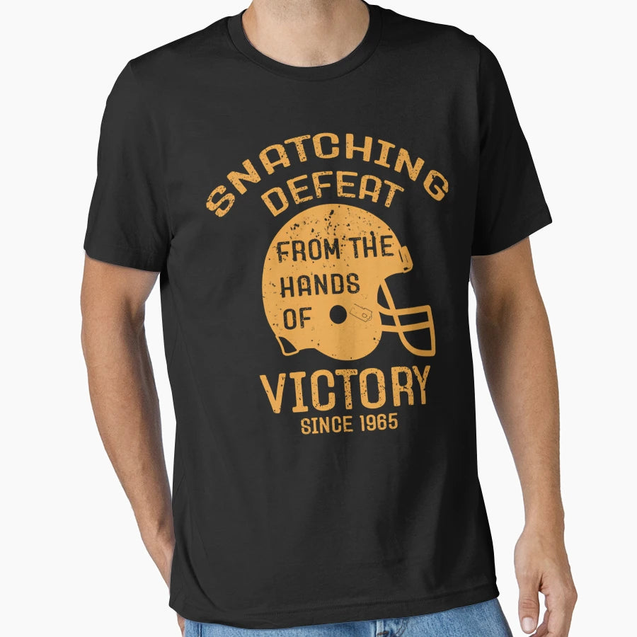 Cleveland Football Snatching Victory T-Shirt - Minimalist Print Men Women - T-Shirt, Sweatshirt, Hoodie