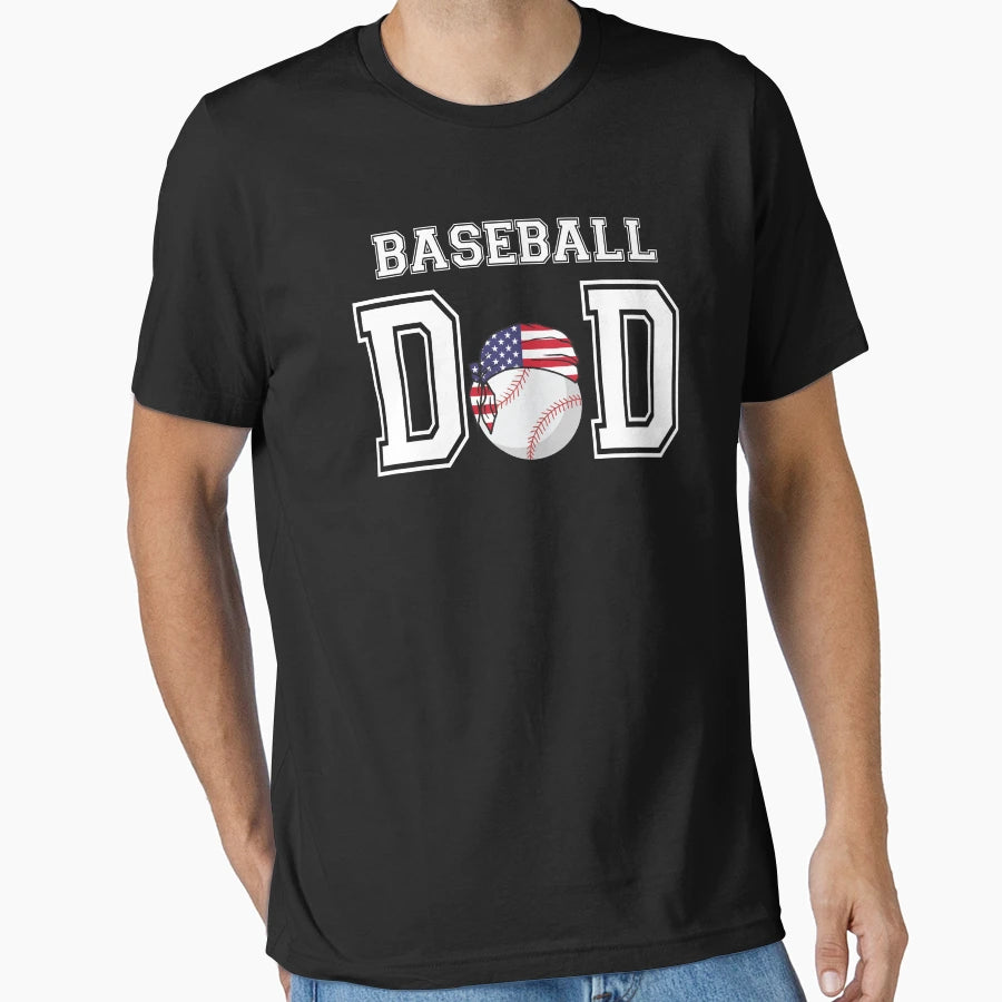 Baseball Dad Jersey T-Shirt - Casual Everyday Wear Unisex - T-Shirt, Sweatshirt, Hoodie