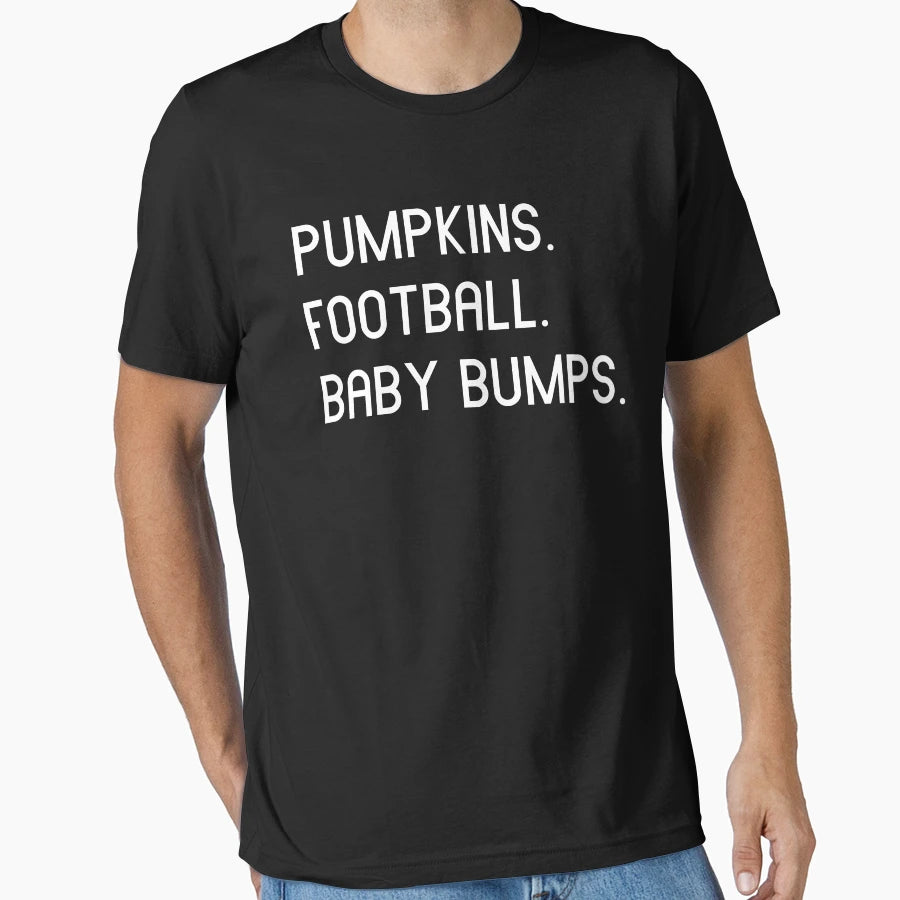 Pumpkin Football Bumps T-Shirt - Novelty Apparel Men Women - T-Shirt, Sweatshirt, Hoodie