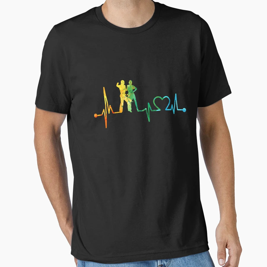 Salsa Heartbeat Watercolor T-Shirt - Streetwear Style Men Women - T-Shirt, Sweatshirt, Hoodie