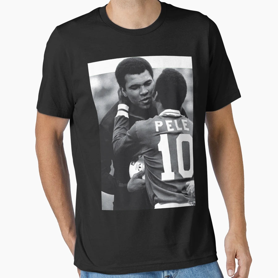 Pele Muhammad Ali E T-Shirt - Trendy Graphic Men Women - T-Shirt, Sweatshirt, Hoodie