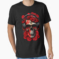 Skull Flowers Wearing Sunglasses And T-Shirt - Unique Graphic Men Women - T-Shirt, Sweatshirt, Hoodie