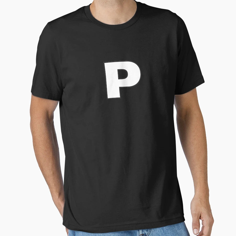Letter P T-Shirt - Streetwear Style Unisex - T-Shirt, Sweatshirt, Hoodie