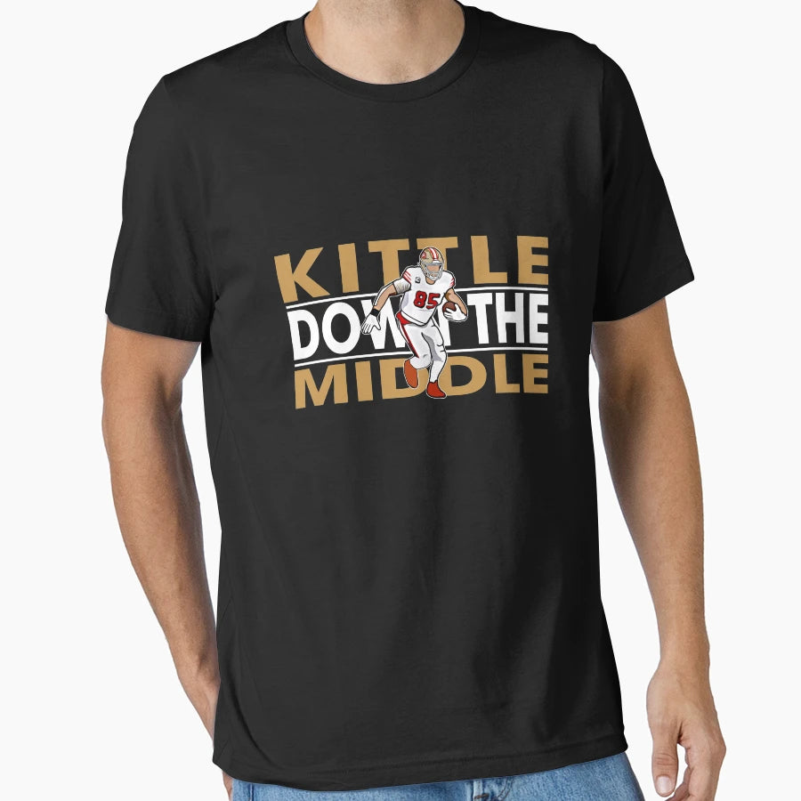 George Do Middle Mens Kittle Black Red T-Shirt - Streetwear Style Unisex - T-Shirt, Sweatshirt, Hoodie