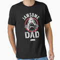 Jaws Fathers Day Jawsome Dad Logo T-Shirt - Minimalist Print Men Women - T-Shirt, Sweatshirt, Hoodie