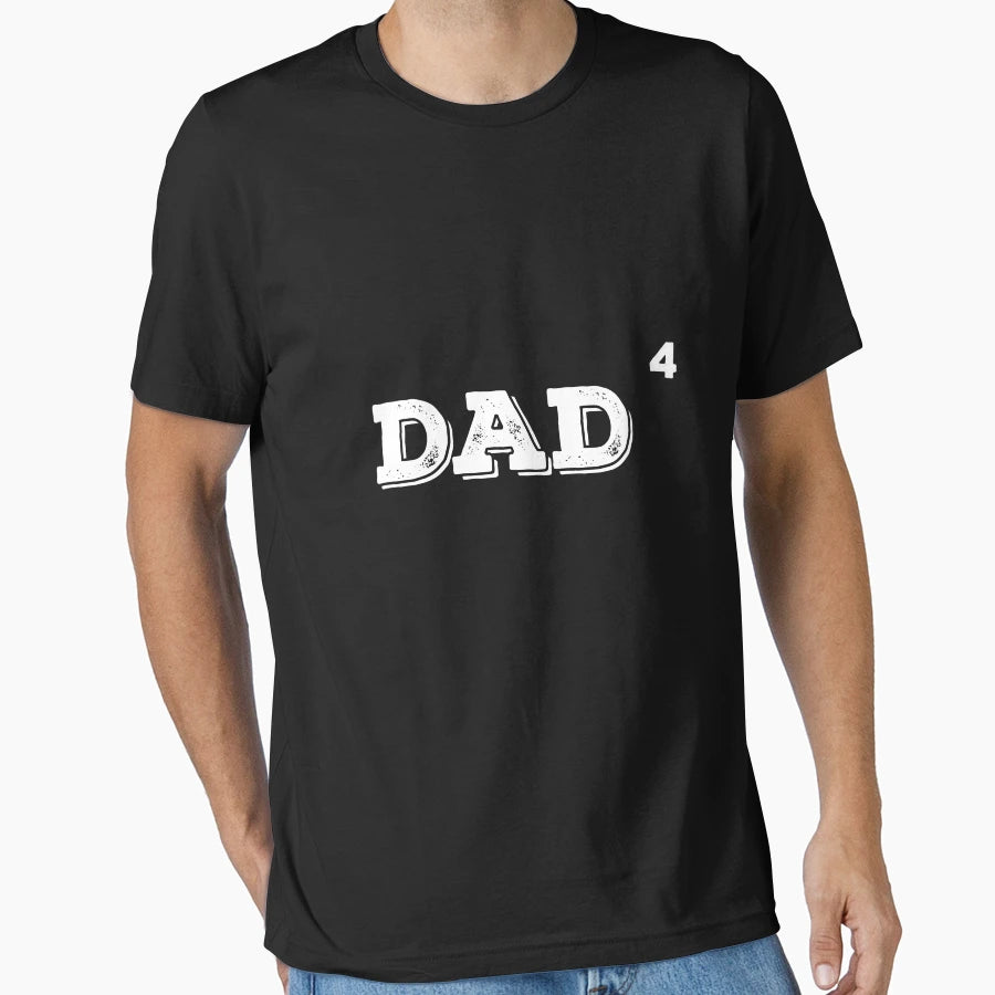 Mens Funny Mens Dad Exponent Dad Four T-Shirt - Novelty Apparel Unisex - T-Shirt, Sweatshirt, Hoodie