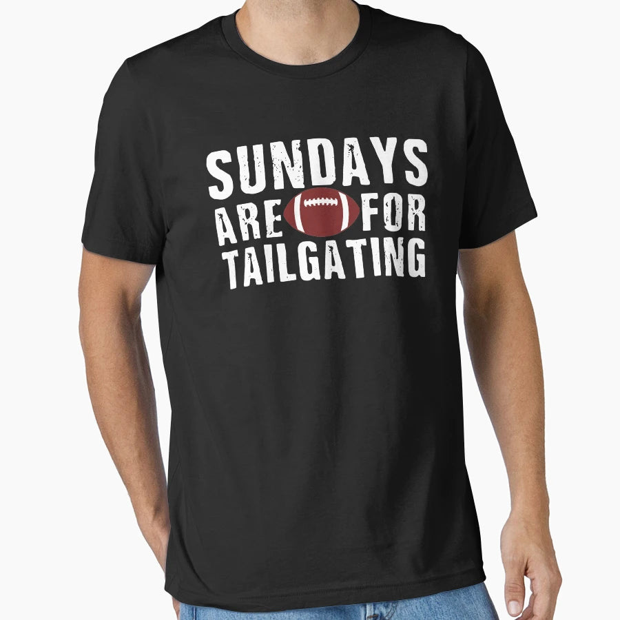 Sundays Are Tailgating American T-Shirt - Custom Art Print for Adults - T-Shirt, Sweatshirt, Hoodie