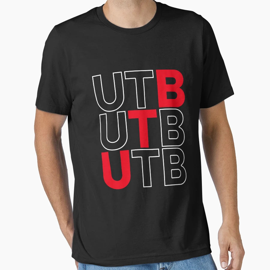 Boro Utb White Outline Ascending T-Shirt - Streetwear Style Men Women - T-Shirt, Sweatshirt, Hoodie