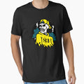 Scary Sceleton Patch T-Shirt - Minimalist Print for Adults - T-Shirt, Sweatshirt, Hoodie
