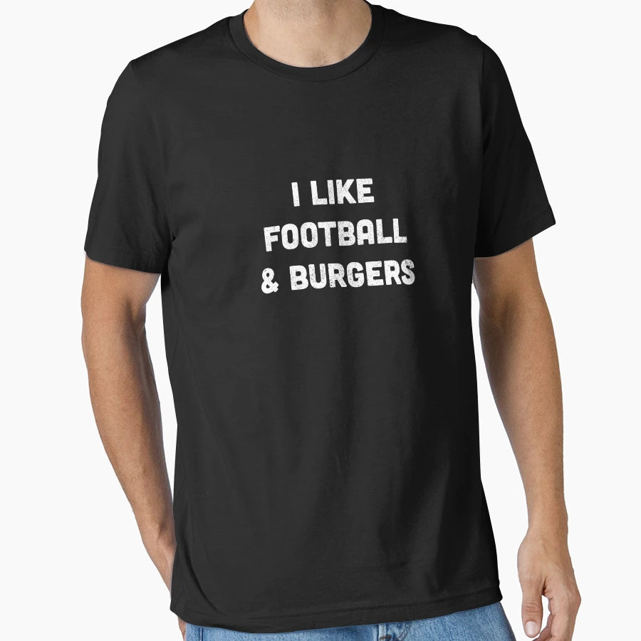 Football Burgers T-Shirt - Custom Art Print Men Women - T-Shirt, Sweatshirt, Hoodie
