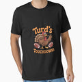 Thanksgiving Turkey And Touchdowns T-Shirt - Custom Art Print Men Women - T-Shirt, Sweatshirt, Hoodie