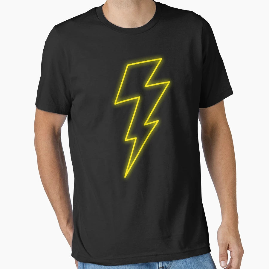 Neon Lightning Bolt T-Shirt - Fun Novelty Design for Adults - T-Shirt, Sweatshirt, Hoodie