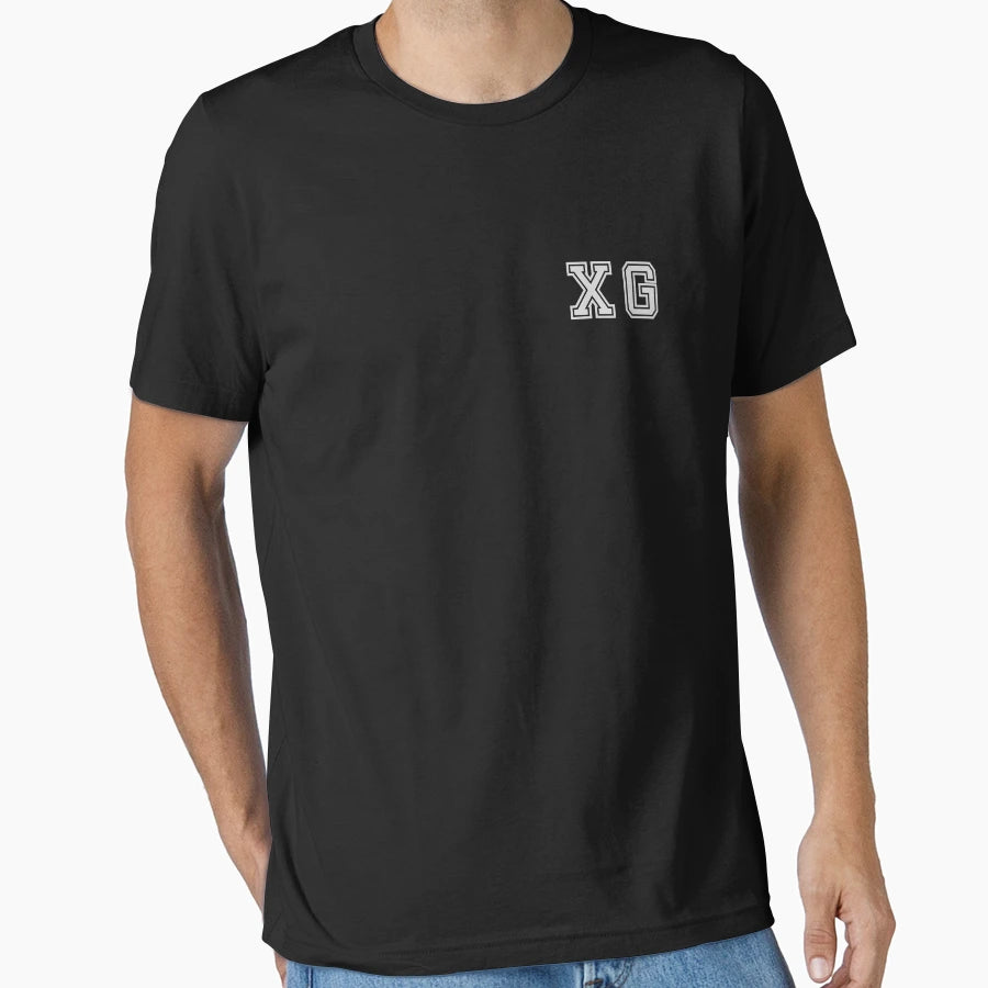 X G Varsity Initials Varsity Letters T-Shirt - Minimalist Print Men Women - T-Shirt, Sweatshirt, Hoodie