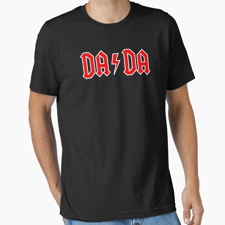 Dada Bolt Rock Fathers Day Dad Daddy Papa T-Shirt - Unique Graphic Unisex - T-Shirt, Sweatshirt, Hoodie