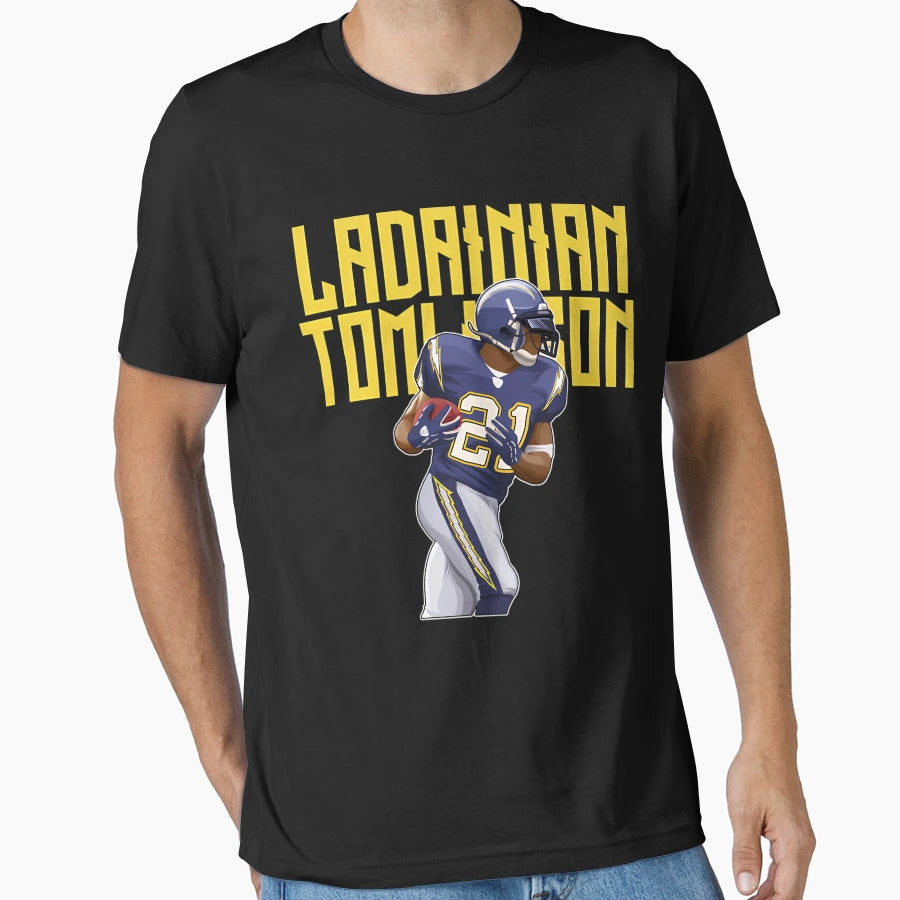 Ladainian Tomlinson Running Back 21 Bold T-Shirt - Minimalist Print Unisex - T-Shirt, Sweatshirt, Hoodie