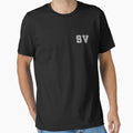 S V Varsity Initials Varsity Letters T-Shirt - Aesthetic Graphic Men Women - T-Shirt, Sweatshirt, Hoodie