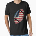 American Football 4Th July American T-Shirt - Aesthetic Graphic for Adults - T-Shirt, Sweatshirt, Hoodie