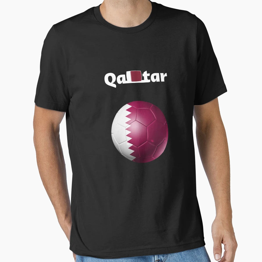 Qatar World Cup Ball 2022 T-Shirt - Minimalist Print Men Women - T-Shirt, Sweatshirt, Hoodie