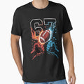 American Football 67 Six Seven Alpha T-Shirt - Novelty Apparel for Adults - T-Shirt, Sweatshirt, Hoodie