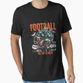 Football Make Me Happy You Not So Much T-Shirt - Minimalist Print Men Women - T-Shirt, Sweatshirt, Hoodie