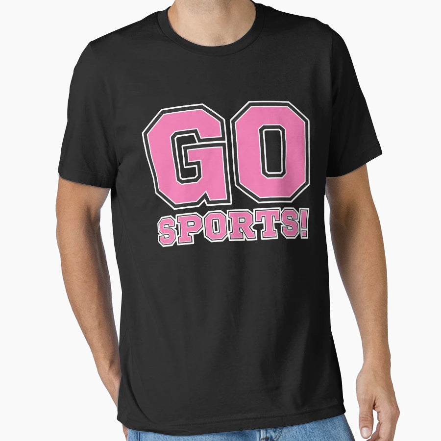 Go Sports Team Yay Sports Do Thing Score T-Shirt - Minimalist Print Unisex - T-Shirt, Sweatshirt, Hoodie