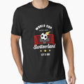 Switzerland Flag World Cup Qatar T-Shirt - Casual Everyday Wear for Adults - T-Shirt, Sweatshirt, Hoodie