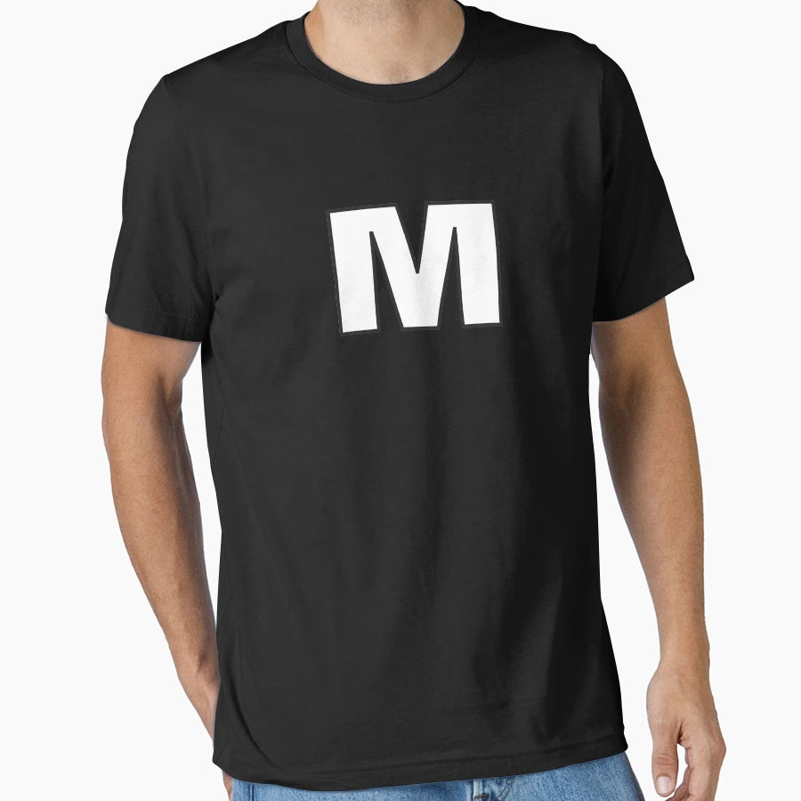 Letter M T-Shirt - Graphic Print Unisex - T-Shirt, Sweatshirt, Hoodie
