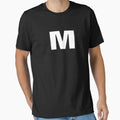 Letter M T-Shirt - Graphic Print Unisex - T-Shirt, Sweatshirt, Hoodie
