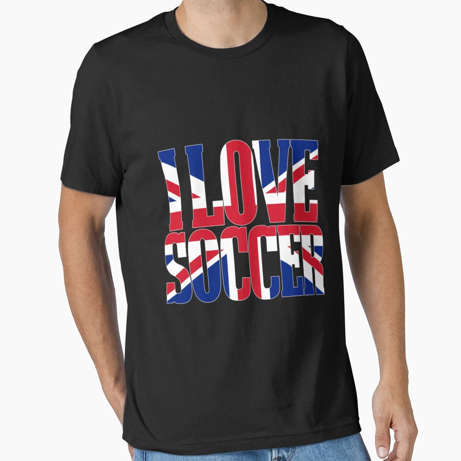 English Soccer Britsh Flag Soccer T-Shirt - Novelty Apparel Men Women - T-Shirt, Sweatshirt, Hoodie