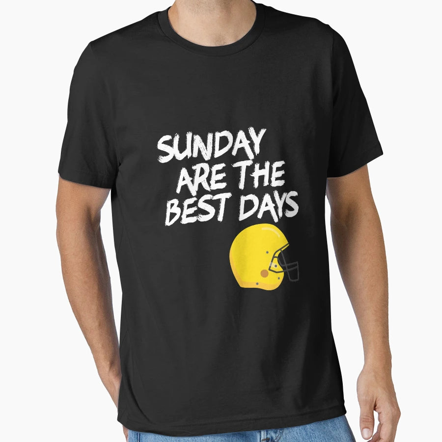 American Football Sunday Are Best Days T-Shirt - Aesthetic Graphic Unisex - T-Shirt, Sweatshirt, Hoodie