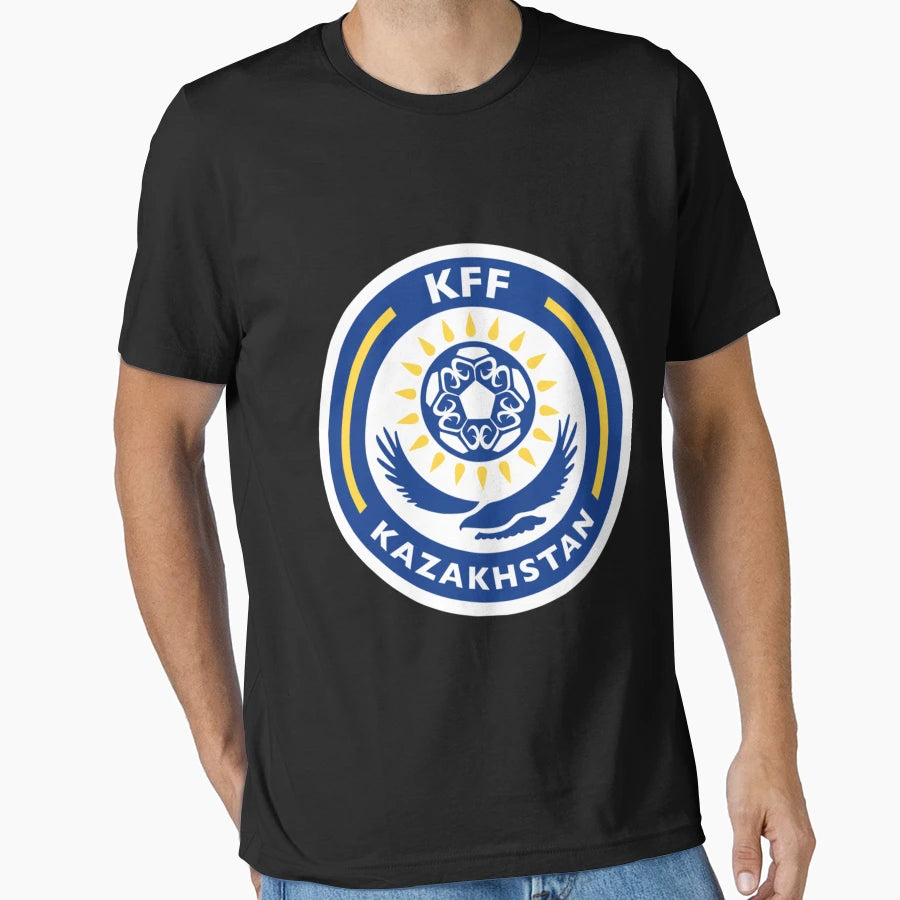 Kazakhstan Football T-Shirt - Custom Art Print Men Women - T-Shirt, Sweatshirt, Hoodie