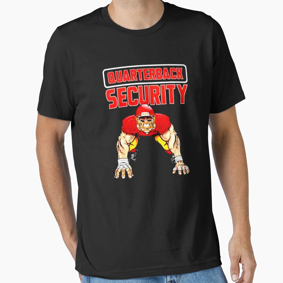 Quarterback Security T-Shirt - Fun Novelty Design for Adults - T-Shirt, Sweatshirt, Hoodie