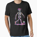 Neon Drip Skeleton Soccer T-Shirt - Novelty Apparel Men Women - T-Shirt, Sweatshirt, Hoodie