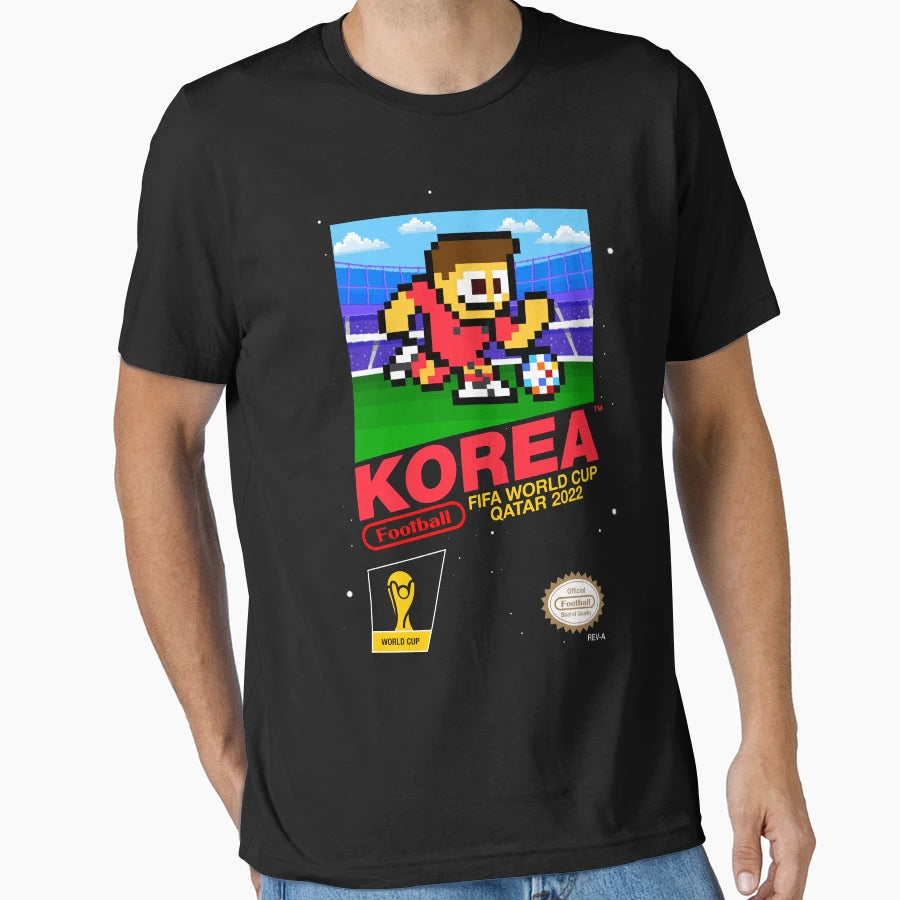 South Korea National Team 2022 Nes T-Shirt - Custom Art Print Men Women - T-Shirt, Sweatshirt, Hoodie