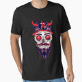 Afl Melbourne Demons Sugar Skull T-Shirt - Novelty Apparel Unisex - T-Shirt, Sweatshirt, Hoodie