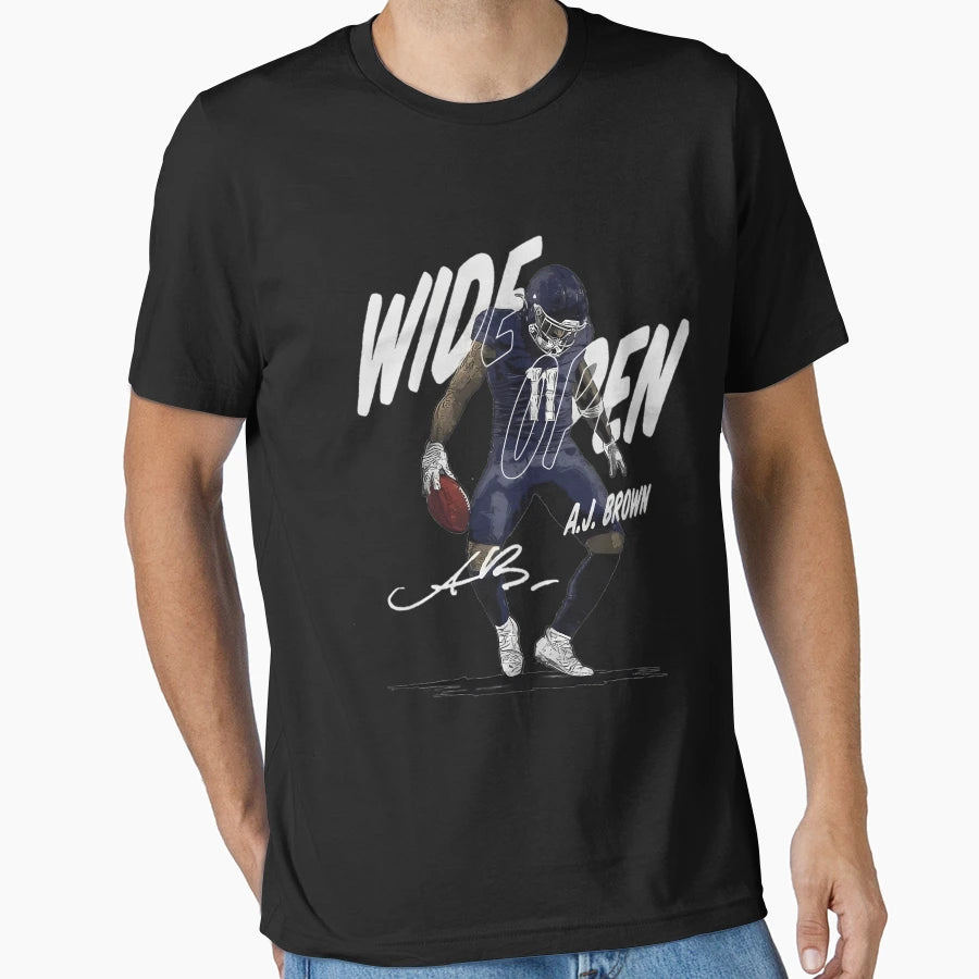 J Brown Wide Open T-Shirt - Streetwear Style Men Women - T-Shirt, Sweatshirt, Hoodie