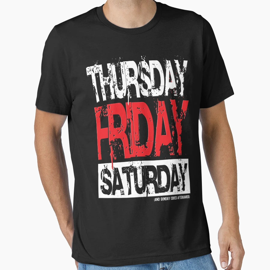 Friday 02 Dark T-Shirt - Unique Graphic Unisex - T-Shirt, Sweatshirt, Hoodie