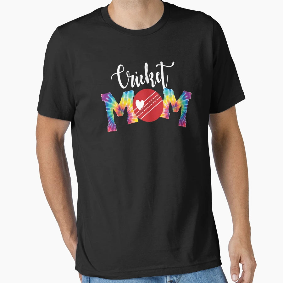 Cricket Mom Love Tie Dye Cricket Mom T-Shirt - Custom Art Print Men Women - T-Shirt, Sweatshirt, Hoodie