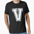 Alphabet Capital Letter V Matching T-Shirt - Streetwear Style for Adults - T-Shirt, Sweatshirt, Hoodie