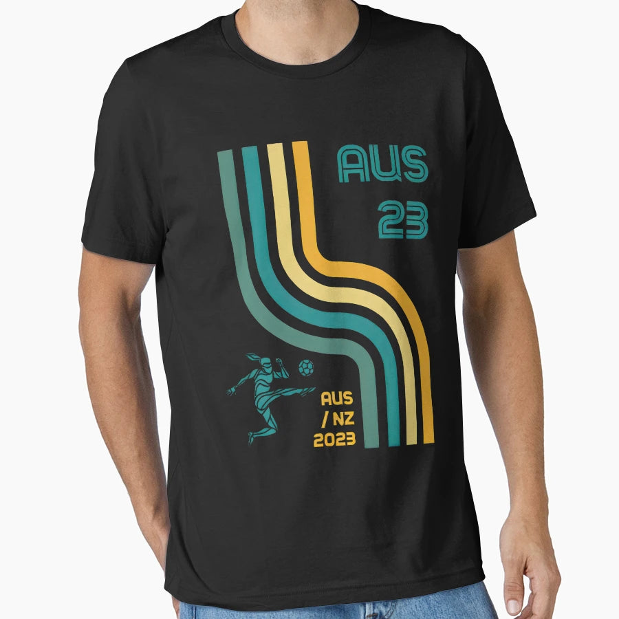 Australia Womens World Cup Art T-Shirt - Novelty Apparel for Adults - T-Shirt, Sweatshirt, Hoodie