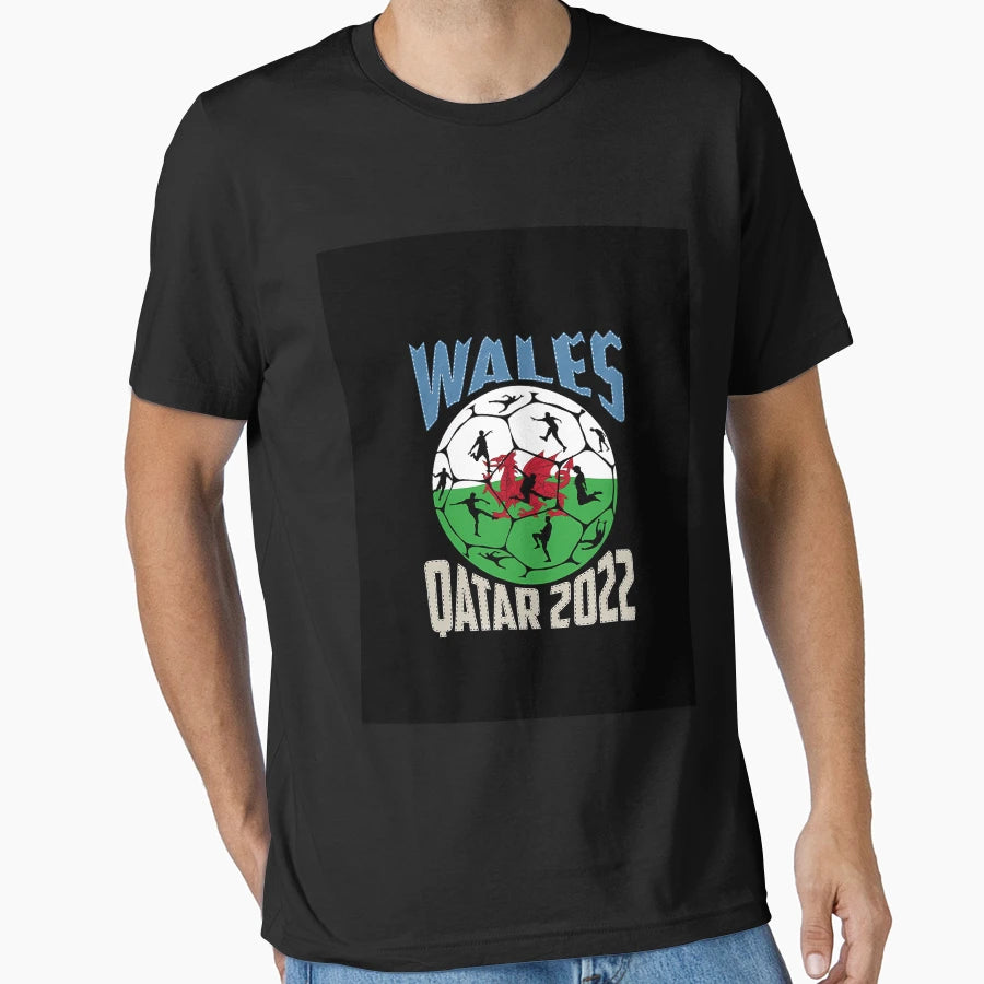 Wales World Cup Qatar 2022 T-Shirt - Streetwear Style Unisex - T-Shirt, Sweatshirt, Hoodie