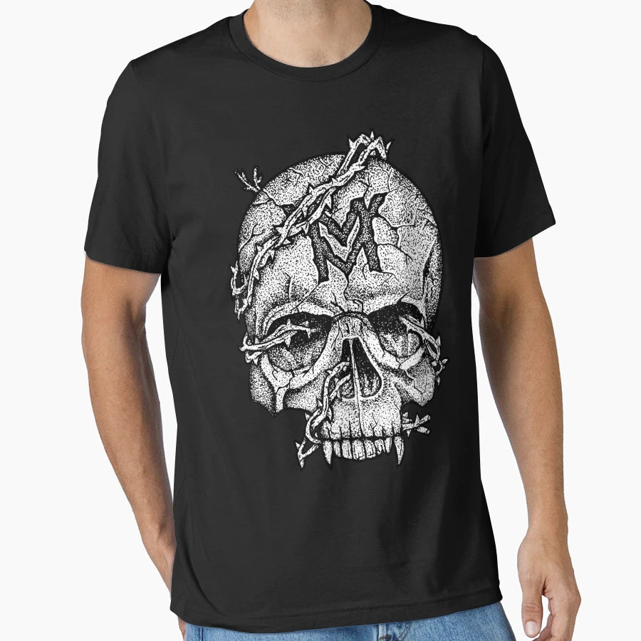 Mv Skull T-Shirt - Aesthetic Graphic for Adults - T-Shirt, Sweatshirt, Hoodie